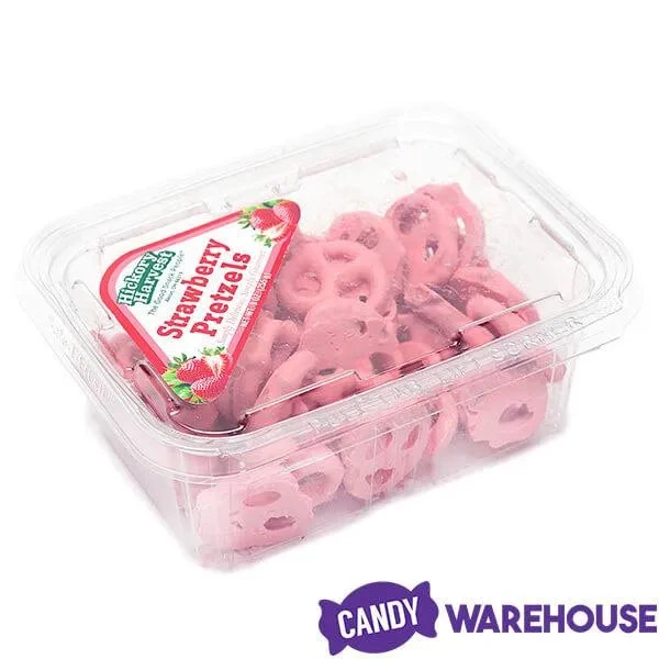 Pink Yogurt Covered Mini Pretzels: 9-Ounce Tub 3 Pink Yogurt Covered Mini Pretzels: 9-Ounce Tub - Image 3