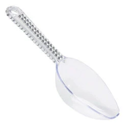 Plastic 2-Ounce Candy Scoop - Clear Rhinestone