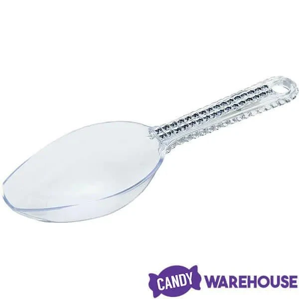 Plastic 2-Ounce Candy Scoop - Clear Rhinestone 2 Plastic 2-Ounce Candy Scoop - Clear Rhinestone - Image 2