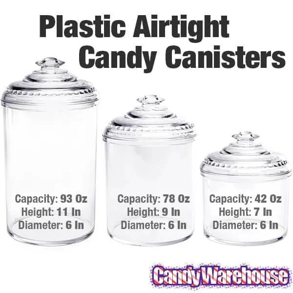 Plastic Airtight Candy Canister: 93-Ounce 2 Plastic Airtight Candy Canister: 93-Ounce - Image 2