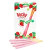 Pocky - Giant Strawberry Cream Covered Biscuit Sticks Packs: 15-Piece Box