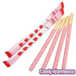 Pocky - Giant Strawberry Cream Covered Biscuit Sticks Packs: 15-Piece Box 7 Pocky - Giant Strawberry Cream Covered Biscuit Sticks Packs: 15-Piece Box -Candy Haven Shop pocky giant strawberry cream covered biscuit sticks packs 15 piece box candy warehouse 3