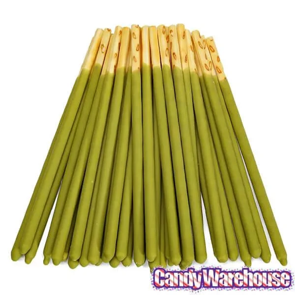 Pocky - Green Tea Cream Covered Biscuit Sticks Packs: 10-Piece Box 4 Pocky - Green Tea Cream Covered Biscuit Sticks Packs: 10-Piece Box - Image 4