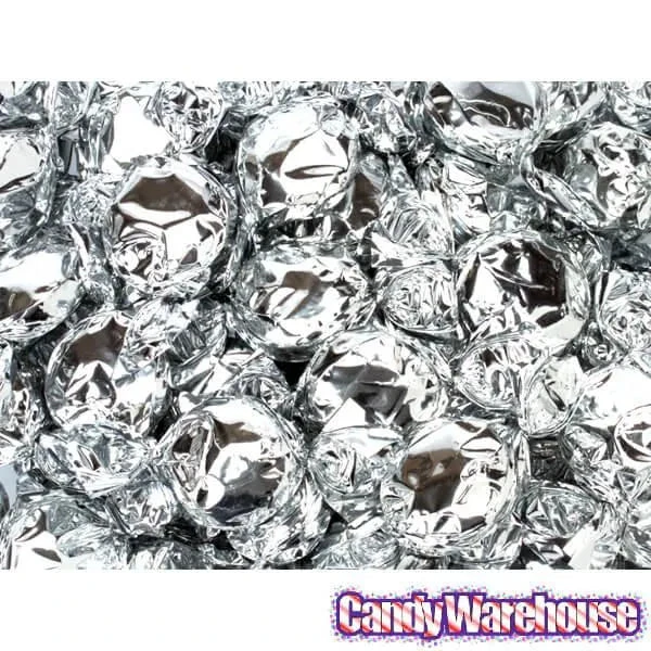 Primrose Metallic Foiled Hard Candy Buttons - Silver: 5LB Bag 3 Primrose Metallic Foiled Hard Candy Buttons - Silver: 5LB Bag - Image 3