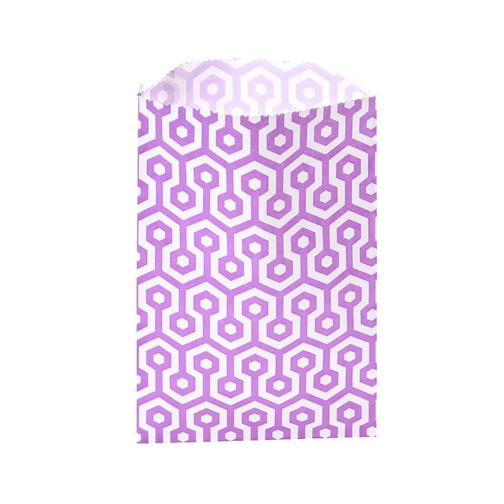 Purple Honeycomb Candy Bags: 25-Piece Pack 1 Purple Honeycomb Candy Bags: 25-Piece Pack