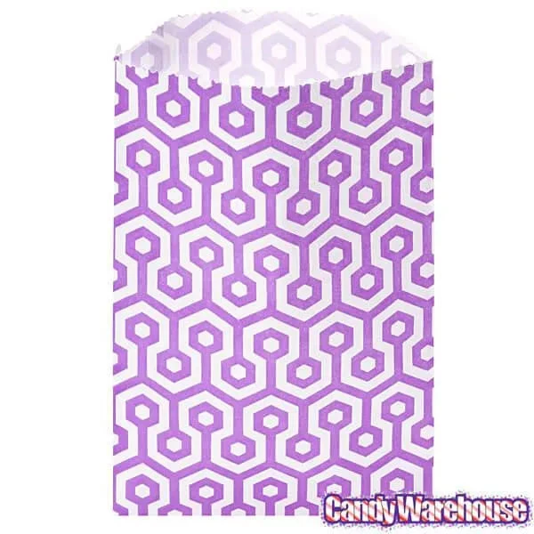Purple Honeycomb Candy Bags: 25-Piece Pack 4 Purple Honeycomb Candy Bags: 25-Piece Pack - Image 4
