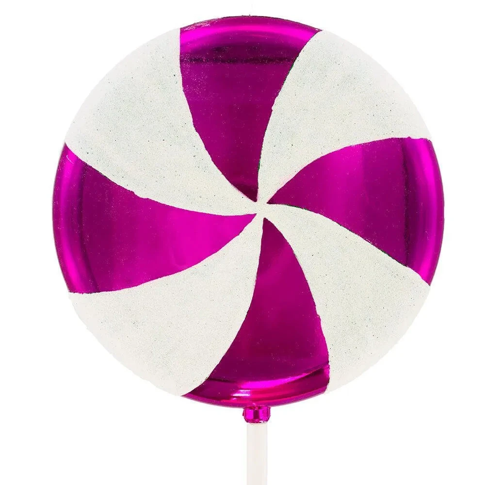 Purple Swirl Plastic Candy Lollipop - 24 Inch 1 Purple Swirl Plastic Candy Lollipop - 24 Inch