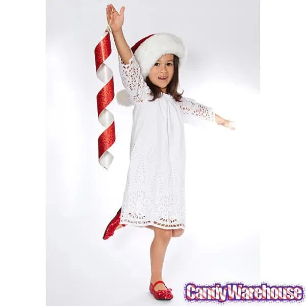 Red Candy Spiral Ornament: 22 Inch 2 Red Candy Spiral Ornament: 22 Inch - Image 2