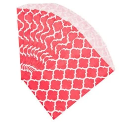 Red Casablanca Pattern Candy Bags: 25-Piece Pack
