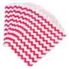 Red Chevron Stripe Candy Bags: 25-Piece Pack