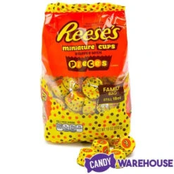 Reese's Peanut Butter Cups Miniatures Stuffed With Reese's Pieces: 18-Ounce Bag 7 Reese's Peanut Butter Cups Miniatures Stuffed With Reese's Pieces: 18-Ounce Bag -Candy Haven Shop reese s peanut butter cups miniatures stuffed with reese s pieces 18 ounce bag candy warehouse 4