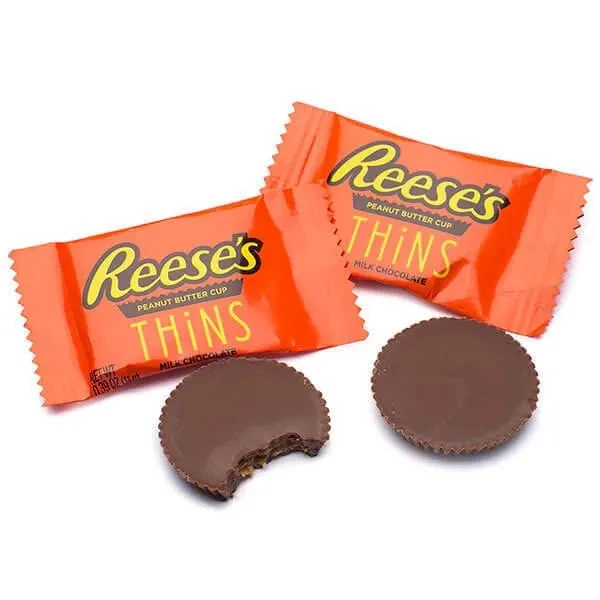 Reese's Thins Milk Chocolate Peanut Butter Cups Candy: 7.37-Ounce Bag 1 Reese's Thins Milk Chocolate Peanut Butter Cups Candy: 7.37-Ounce Bag