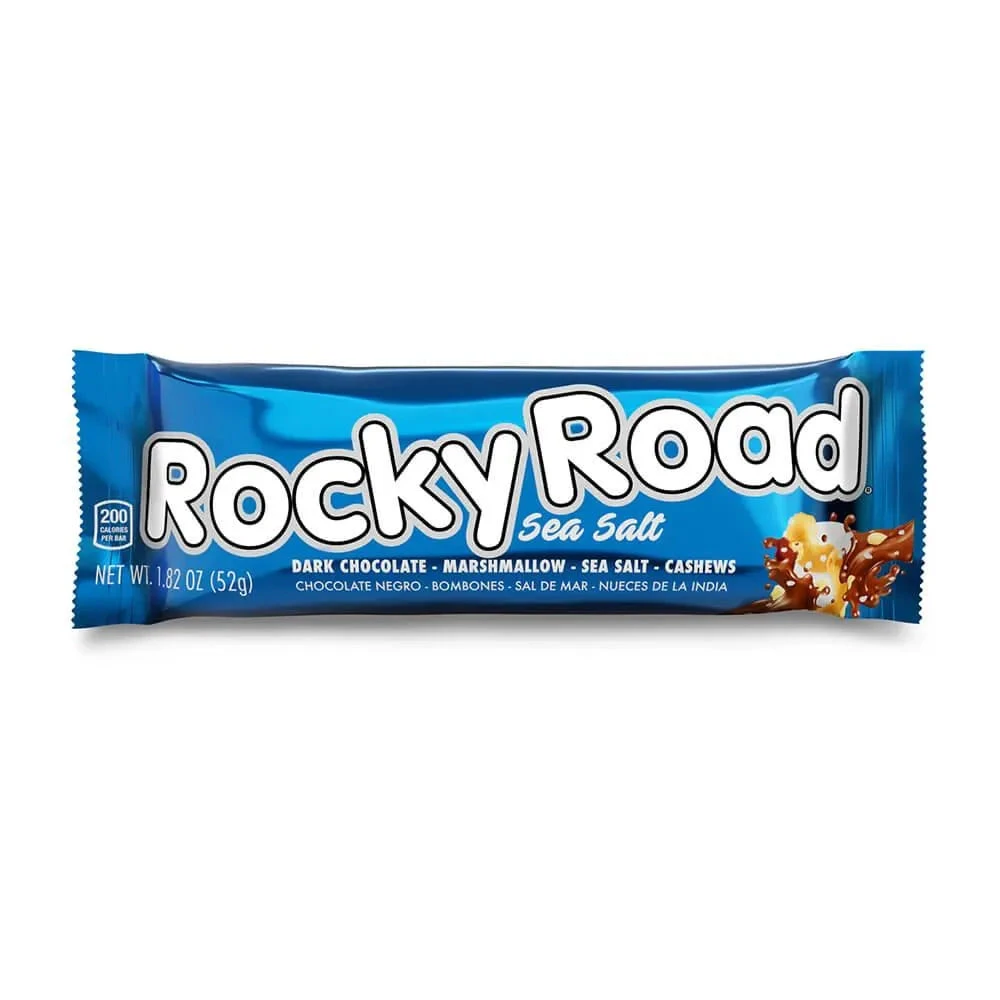 Rocky Road Sea Salt Candy Bars: 24-Piece Box 2 Rocky Road Sea Salt Candy Bars: 24-Piece Box - Image 2