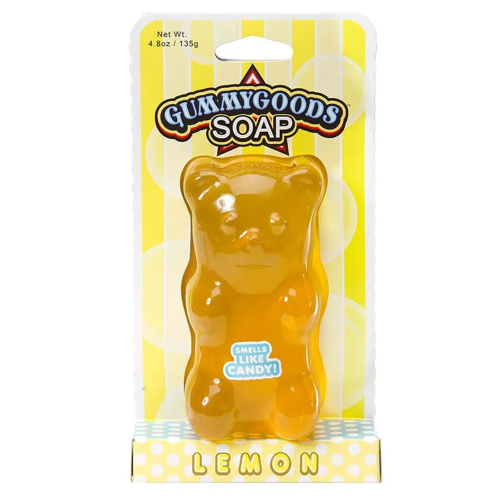Scented Gummy Bear Soap - Lemon 1 Scented Gummy Bear Soap - Lemon