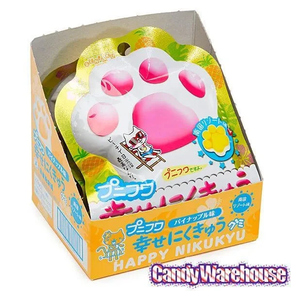 Senjaku Panda Paws Gummy Candy Packs - Pineapple: 6-Piece Box 4 Senjaku Panda Paws Gummy Candy Packs - Pineapple: 6-Piece Box - Image 4
