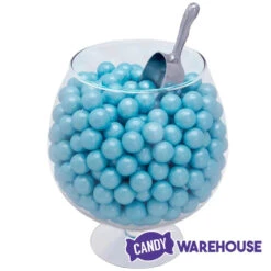 Shimmer Pearl Powder Blue 1-Inch Gumballs: 2LB Bag 6 Shimmer Pearl Powder Blue 1-Inch Gumballs: 2LB Bag -Candy Haven Shop shimmer pearl powder blue 1 inch gumballs 2lb bag candy warehouse 3
