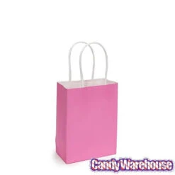 Small Candy Bags With Handles - Hot Pink: 24-Piece Pack 5 Small Candy Bags With Handles - Hot Pink: 24-Piece Pack -Candy Haven Shop small candy bags with handles hot pink 24 piece pack candy warehouse 3