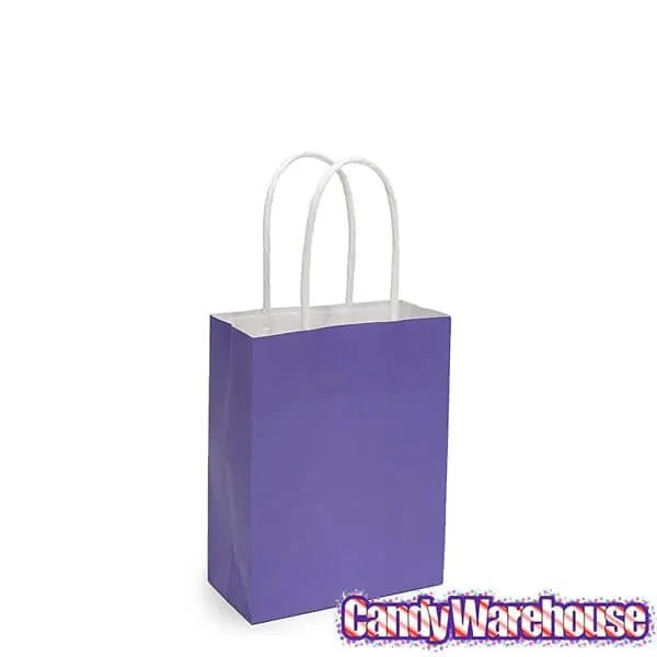 Small Candy Bags With Handles - Purple: 24-Piece Pack 3 Small Candy Bags With Handles - Purple: 24-Piece Pack - Image 3