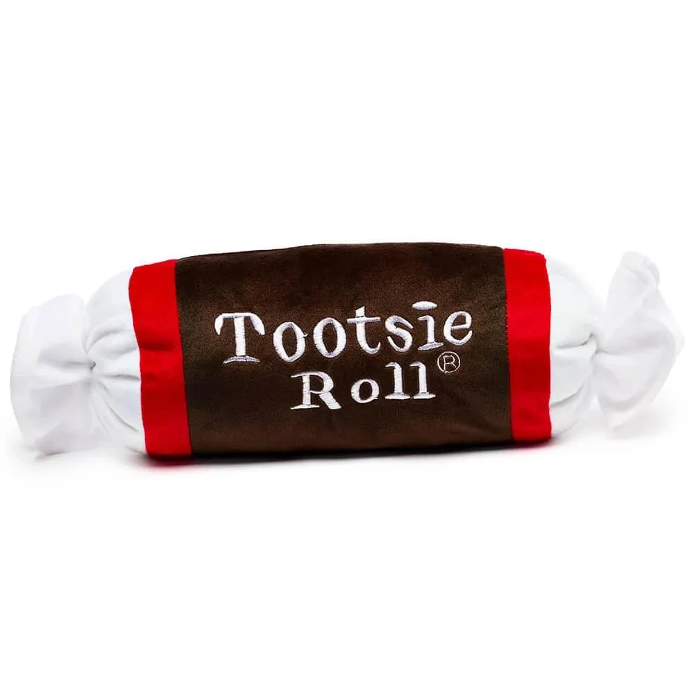 Small Plush Candy Pillow - Tootsie Roll 1 Small Plush Candy Pillow - Tootsie Roll