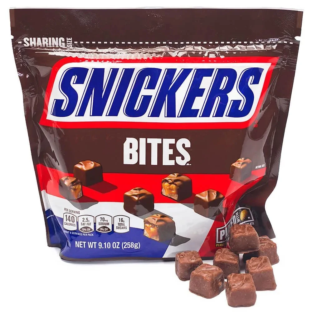 Snickers Bites Candy: 9.1-Ounce Bag 1 Snickers Bites Candy: 9.1-Ounce Bag