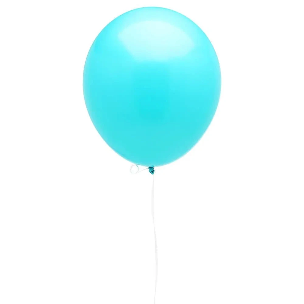 Solid Color 16-Inch Fashion Balloons - Caribbean Blue: 5-Piece Set 1 Solid Color 16-Inch Fashion Balloons - Caribbean Blue: 5-Piece Set