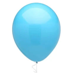 Solid Color 16-Inch Fashion Balloons - Robin Egg Blue: 5-Piece Set