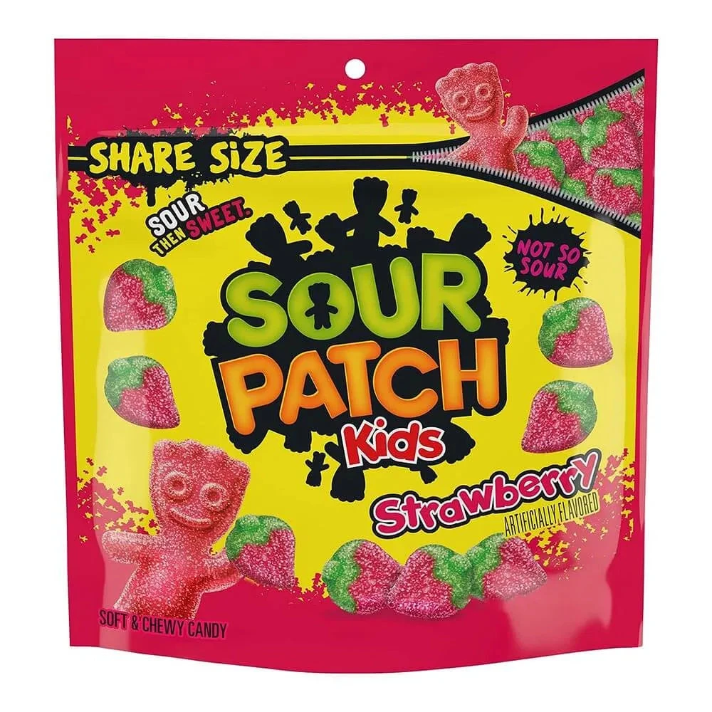Sour Patch Strawberry Candy: 12-Ounce Bag 1 Sour Patch Strawberry Candy: 12-Ounce Bag