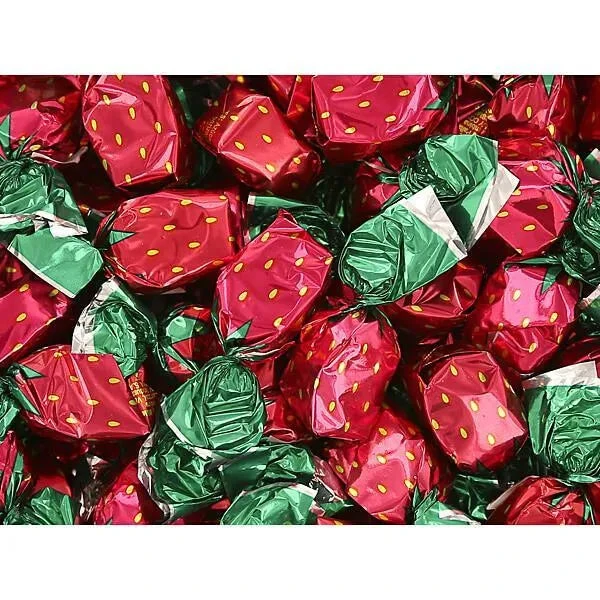 Strawberry Bon Bons Candy: 5LB Bag 1 Strawberry Bon Bons Candy: 5LB Bag