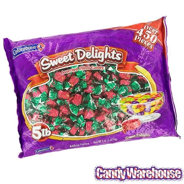Strawberry Bon Bons Candy: 5LB Bag 3 Strawberry Bon Bons Candy: 5LB Bag - Image 3