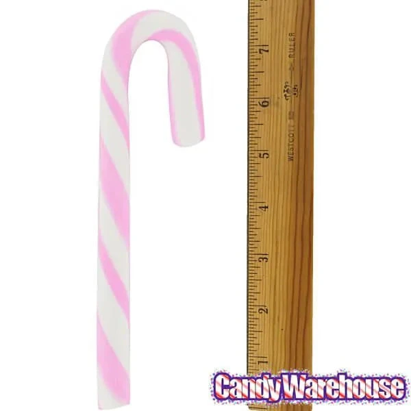 Strawberry Giant Candy Canes: 12-Piece Box 3 Strawberry Giant Candy Canes: 12-Piece Box - Image 3