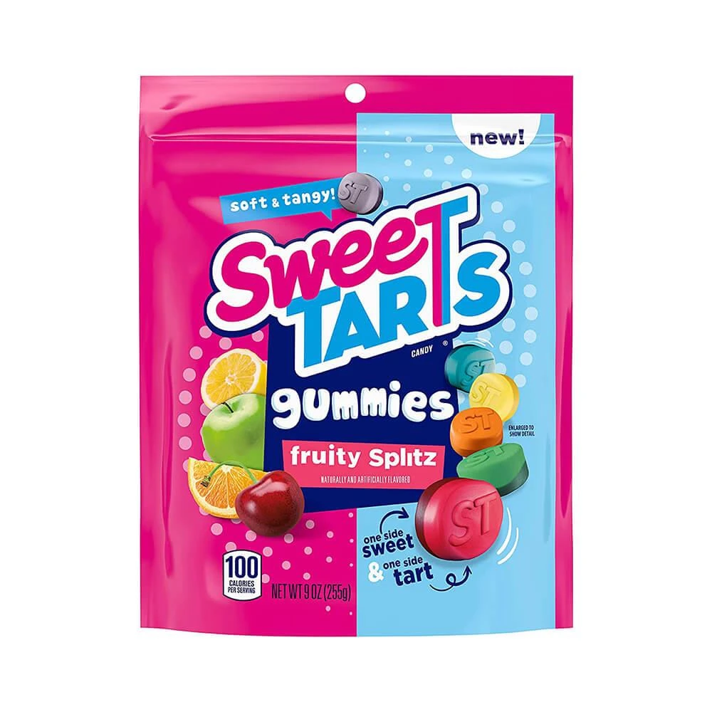 SweeTarts Fruity Splitz Gummies: 9-Ounce Bag 1 SweeTarts Fruity Splitz Gummies: 9-Ounce Bag