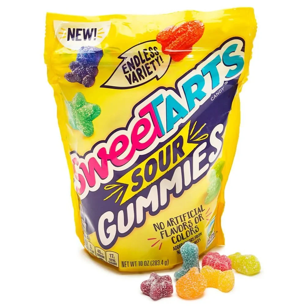 SweeTarts Sour Gummies Candy: 10-Ounce Bag 1 SweeTarts Sour Gummies Candy: 10-Ounce Bag
