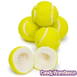 Tennis Balls Sour Bubblegum - Wrapped: 60-Piece Bag -Candy Haven Shop tennis balls sour bubblegum wrapped 60 piece bag candy warehouse 3