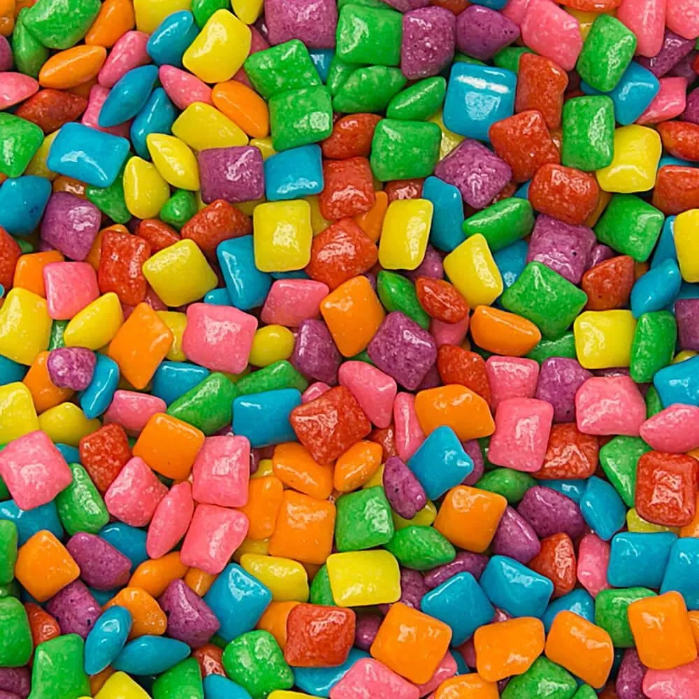 Tiny Chicle Squares Chewing Gum - Assorted: 1.5LB Jar 1 Tiny Chicle Squares Chewing Gum - Assorted: 1.5LB Jar