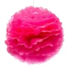 Tissue Paper 14-Inch Pom Pom - Hot Pink