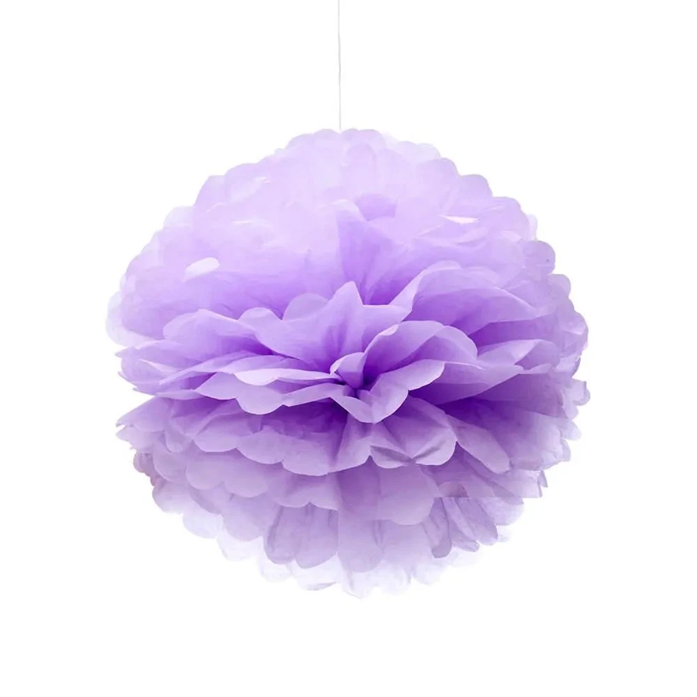 Tissue Paper 14-Inch Pom Pom - Lavender 1 Tissue Paper 14-Inch Pom Pom - Lavender