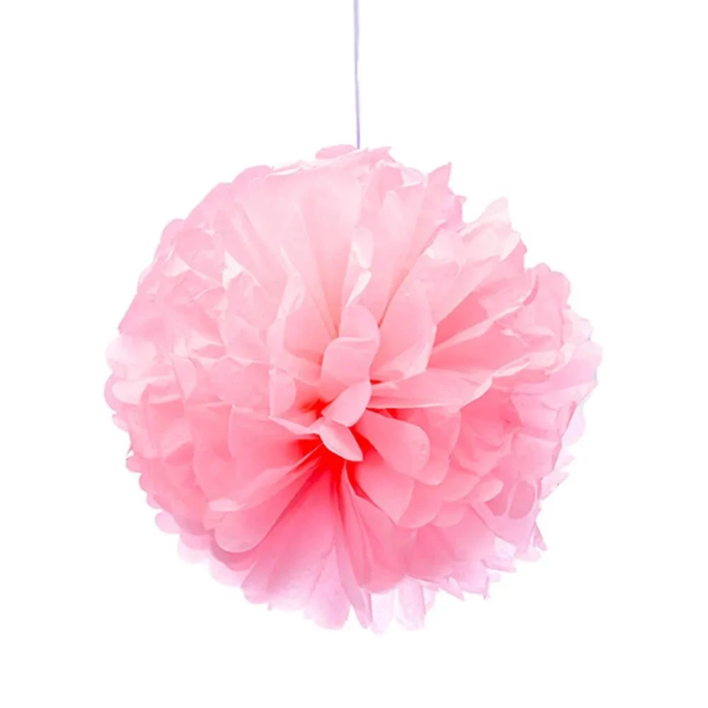 Tissue Paper 14-Inch Pom Pom - Light Pink 1 Tissue Paper 14-Inch Pom Pom - Light Pink
