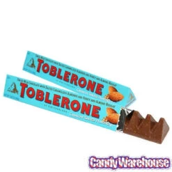 Toblerone Crunchy Salty Almond Chocolate Bars: 20-Piece Box 6 Toblerone Crunchy Salty Almond Chocolate Bars: 20-Piece Box -Candy Haven Shop toblerone crunchy salty almond chocolate bars 20 piece box candy warehouse 3