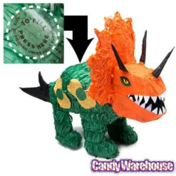 Triceratops Dinosaur Pinata -Candy Haven Shop triceratops dinosaur pinata candy warehouse 5