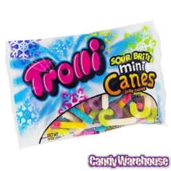 Trolli Sour Brite Mini Canes Jelly Candy Canes: 9-Ounce Bag -Candy Haven Shop trolli sour brite mini canes jelly candy canes 9 ounce bag candy warehouse 6
