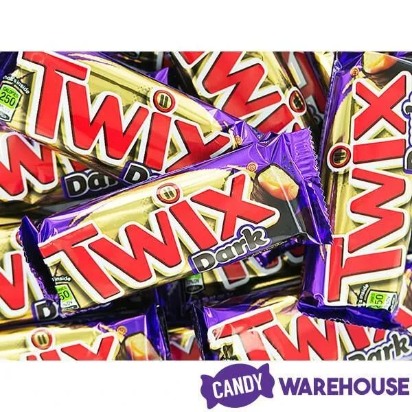 Twix Dark Chocolate Candy Bars: 36-Piece Box 2 Twix Dark Chocolate Candy Bars: 36-Piece Box - Image 2