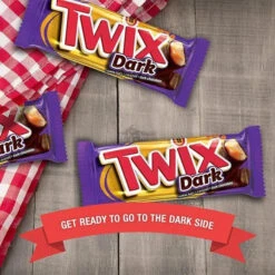 Twix Dark Chocolate Candy Bars: 36-Piece Box 9 Twix Dark Chocolate Candy Bars: 36-Piece Box -Candy Haven Shop twix dark chocolate candy bars 36 piece box candy warehouse 4