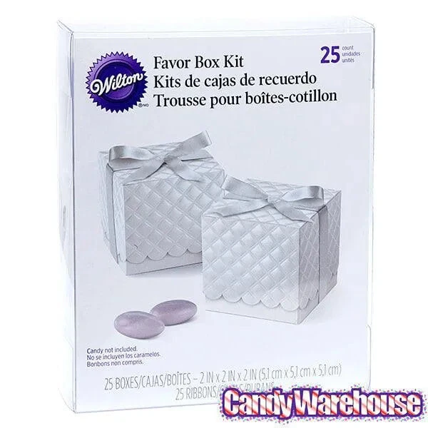 Wilton White Scalloped Favor Box Kits: 25-Piece Set 5 Wilton White Scalloped Favor Box Kits: 25-Piece Set - Image 5
