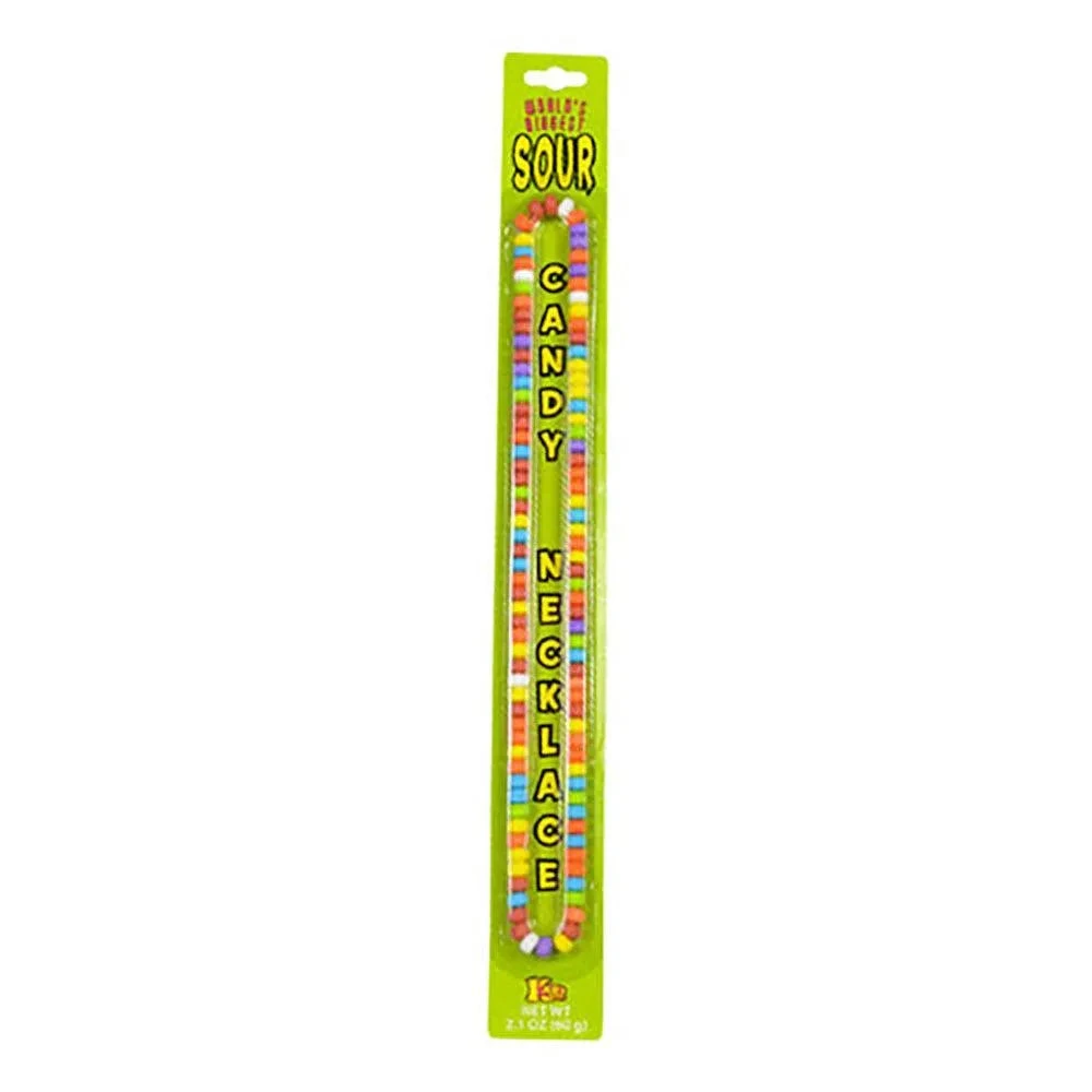 World's Biggest Sour Candy Necklace: 24-Piece Display 2 World's Biggest Sour Candy Necklace: 24-Piece Display - Image 2