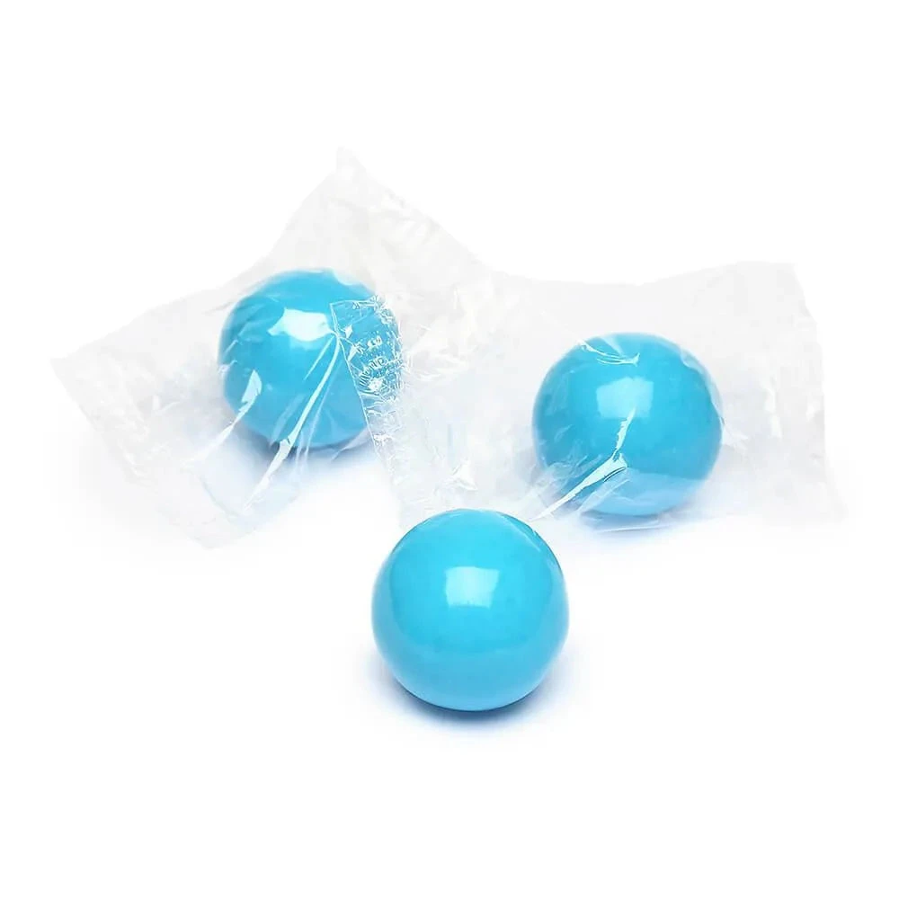 Wrapped 1-Inch Gumballs - Caribbean Blue: 200-Piece Bag 1 Wrapped 1-Inch Gumballs - Caribbean Blue: 200-Piece Bag