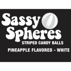 YumJunkie Sassy Spheres Pineapple White Striped Ball Lollipops: 100-Piece Bag 6 YumJunkie Sassy Spheres Pineapple White Striped Ball Lollipops: 100-Piece Bag -Candy Haven Shop yumjunkie sassy spheres pineapple white striped ball lollipops 100 piece bag candy warehouse 3